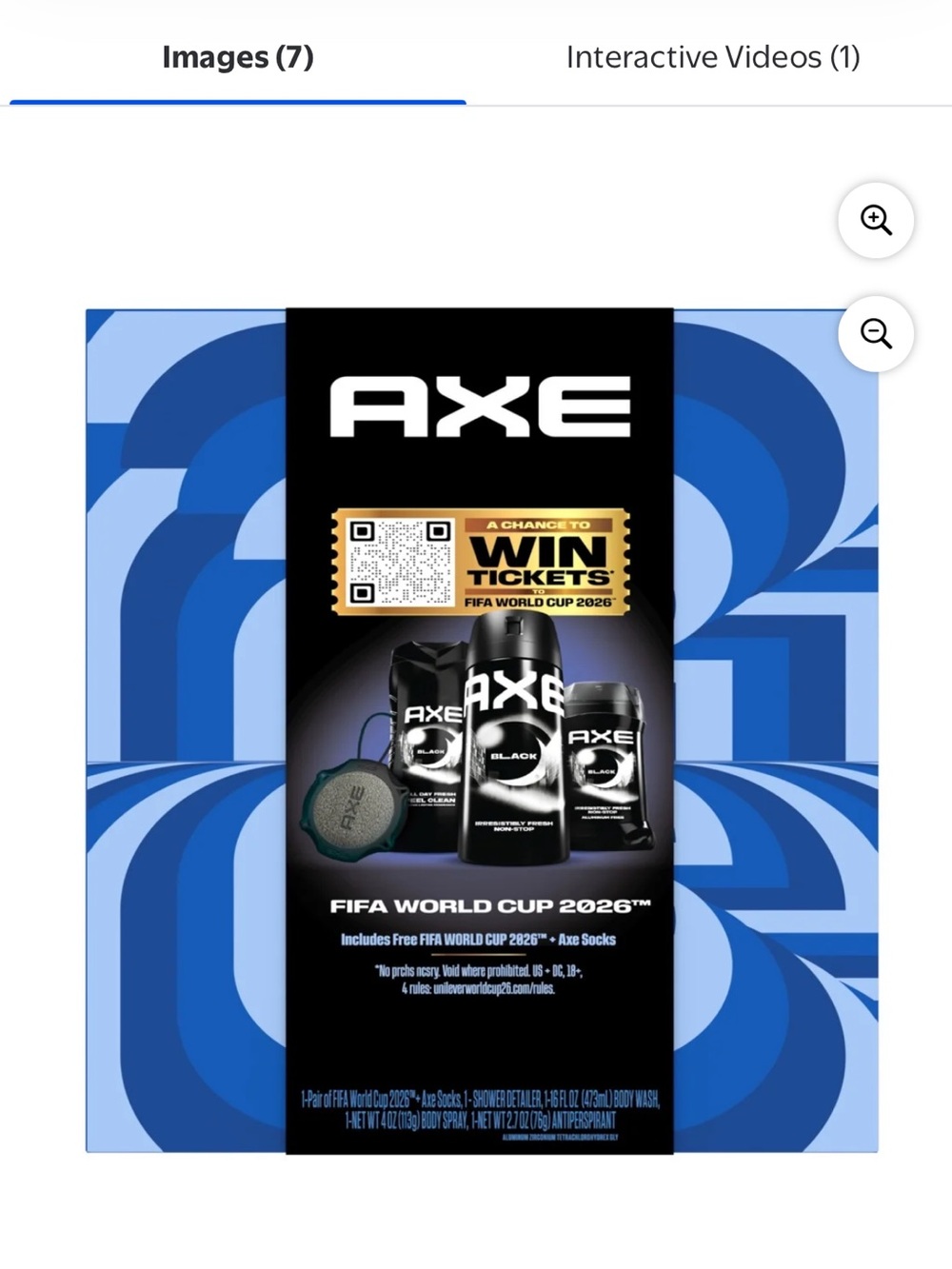 AXE Black Regimen x Fifa World Cup 2026 Body Care Gift Set NWT 4 piece set